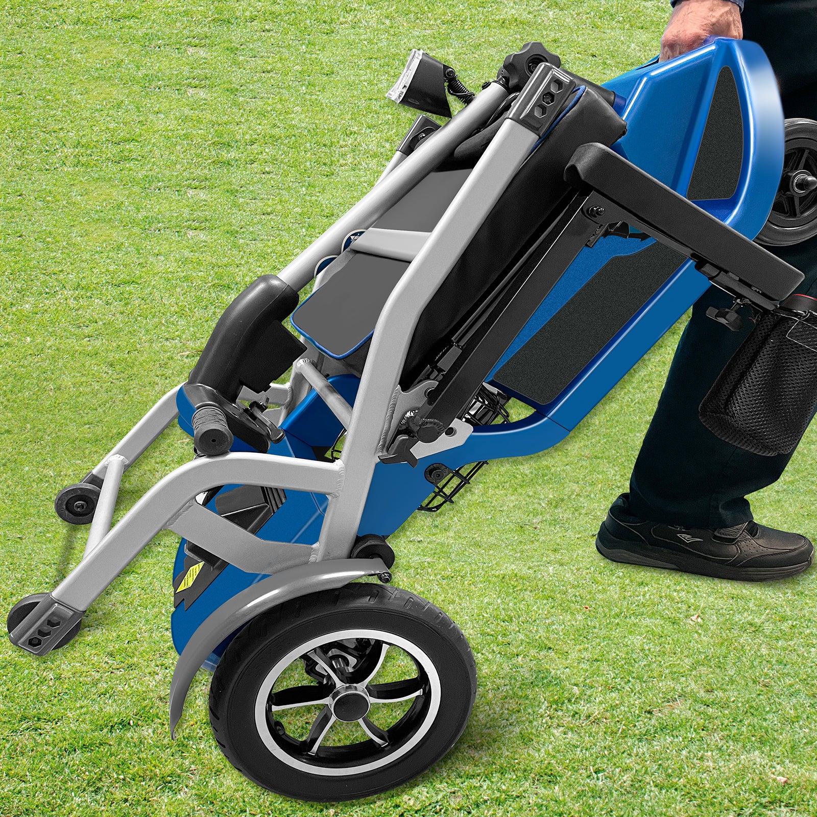 ZiiLIF-R3b Refurbished Ultra Lightweight Folding Mobility Scooter for Travel Senior/Adult - Warranty Covered and Airlines Approved