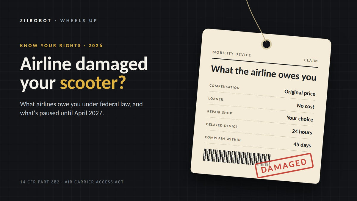 Airline Damaged My Mobility Scooter: Your Rights in 2026