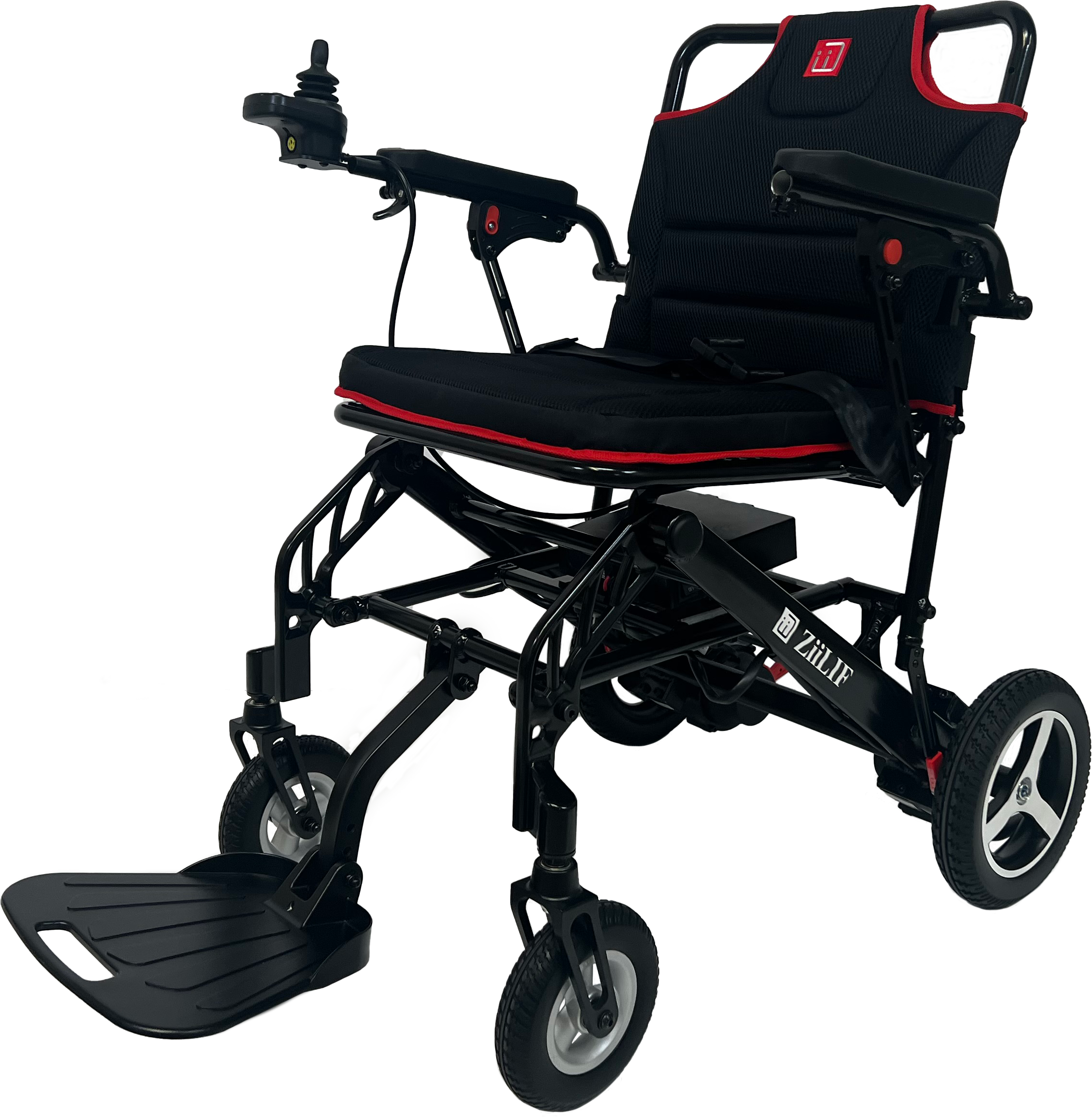 ZiiLIF PC2 - Lightweight (36.4 lb) Folding Electric Wheelchair for Adults with Warranty (Flight Friendly)