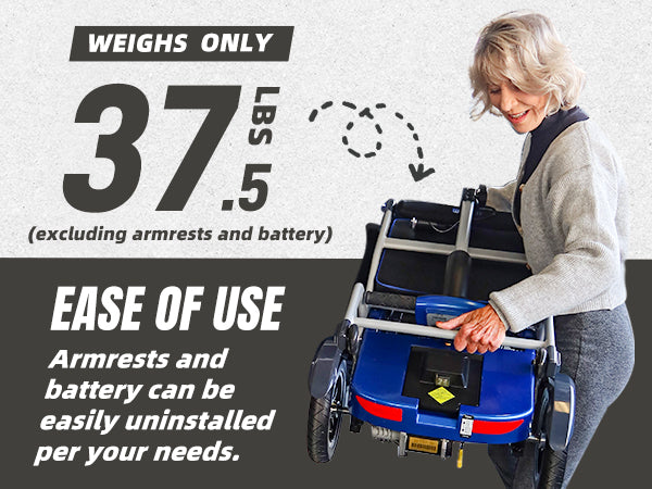 Lightweight Folding Mobility Scooters for Adults