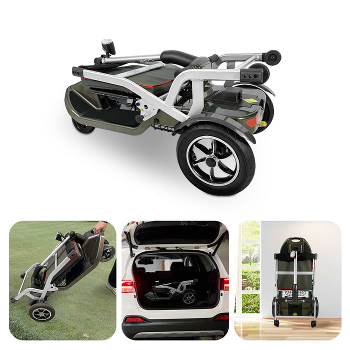 ZiiLIF-R3b 2024 Ultra Lightweight Folding Mobility Scooter for Travel ...