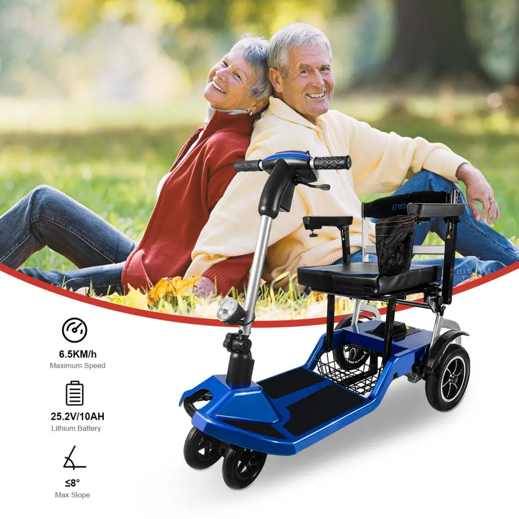 ZiiLIF-R3b 2023 Ultra Lightweight Folding Scooter for Travel – ZiiROBOT Mobility