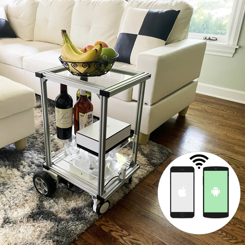 ZiiROBOT C1-Smart Home Serving Cart for Automatic Food